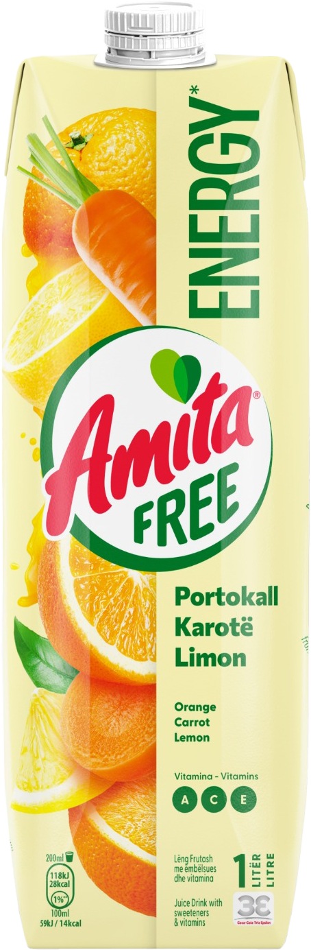 Amita Free Energy - Portokall Karote Limon
